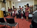 Child Ministry and our NY new youth members sing in harmony