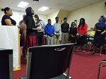 Young adults in Praise Theo NY